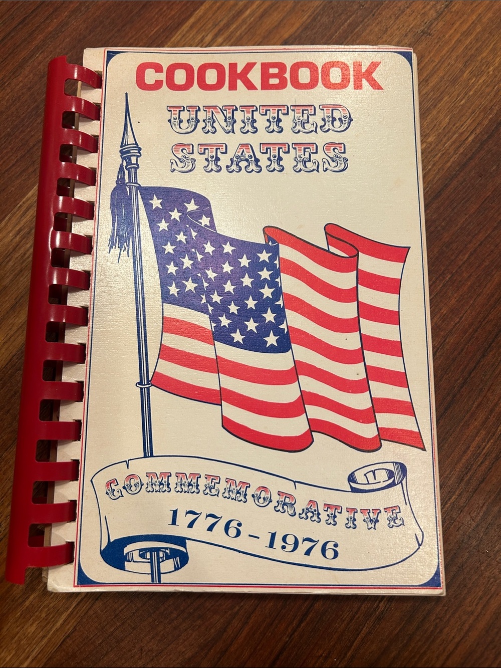 United States Commemorative Cookbook - Red, White & Blue